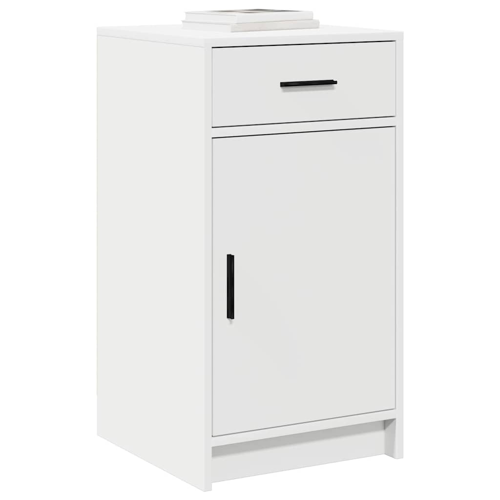 Sideboard mit Schubladen Weiß 40 x 40,5 x 75 cm Holzwerkstoff